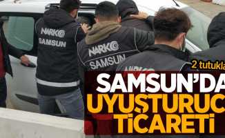 Samsun'da uyuşturucu ticaretinden 2 kişi tutuklandı, 3 kişi serbest