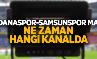 Adanaspor - Samsunspor Maçı Ne Zaman Hangi Kanalda