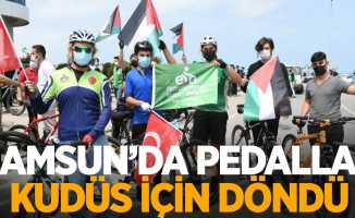 Kudüs için pedalladılar