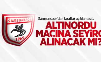 Samsunspor'dan taraftar açıklaması... Altınordu maçına seyirci alınacak mı?
