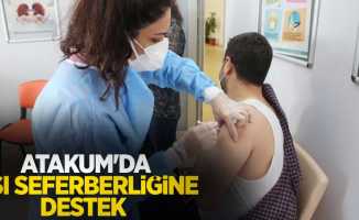 Atakum'dan aşı seferberliğine destek