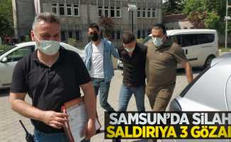 Samsun'da silahla yaralamaya 3 gözaltı