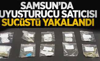 Samsun'da uyuşturucu satıcısı suçüstü yakalandı