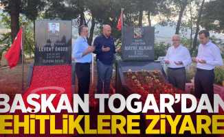 Başkan Togar'dan şehitliklere ziyaret