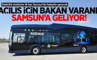 Elektrikli otobüsler ilk kez Samsun'da faaliyete geçecek! Bakan Varank Samsun'a geliyor