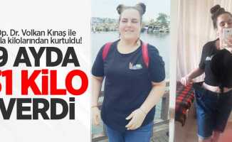Op. Dr. Volkan Kınaş ile fazla kilolarından kurtuldu! 9 ayda 31 kilo verdi