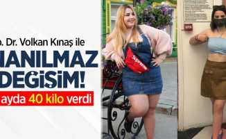 Op. Dr. Volkan Kınaş ile inanılmaz değişim! 7 ayda 40 kilo verdi