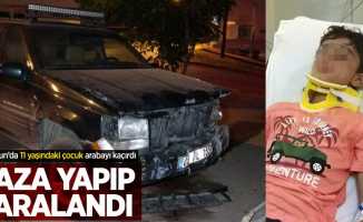 Samsun'da 11 yaşındaki çocuk arabayı kaçırdı! Kaza yapıp yaralandı