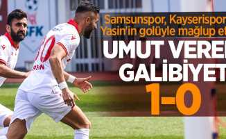 Samsunspor, Kayserispor'u Yasin'in golüyle mağlup etti...