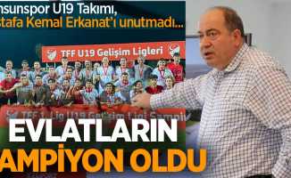 Samsunspor U19 Takımı, Mustafa Kemal Erkanat’ı unutmadı...
