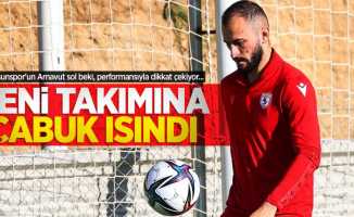 Samsunspor'un Arnavut sol beki, performansıyla dikkat çekiyor... Yeni takımına çabuk ısındı