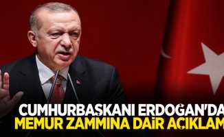 Cumhurbaşkanı Erdoğan'dan memur zammı ile ilgili açıklama geldi...