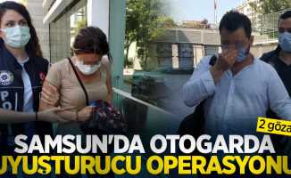 Samsun'da otogarda uyuşturucu operasyonu: 2 gözaltı