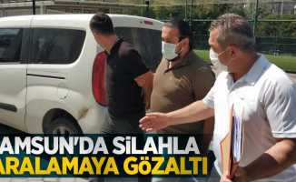 Samsun'da silahla yaralamaya gözaltı