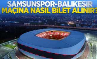 Samsunspor-Balıkesir maçına nasıl bilet alınır?