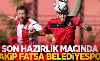 Son hazırlık maçında rakip Fatsa Belediyespor
