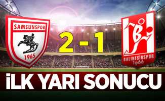 Y.Samsunspor 2 - Balıkesirspor 1 (İlk Yarı Sonucu)