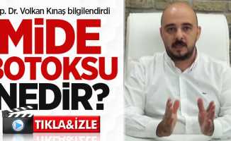Op. Dr. Volkan Kınaş mide botoksu konusunda bilgilendirdi