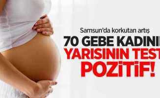 Samsun'da korkutan artış! 70 gebe kadından yarısının testi pozitif