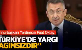 Cumhurbaşkanı Yardımcısı Fuat Oktay "Türkiye'de yargı bağımsızdır"