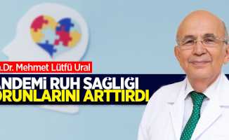 Özel Mediliv Tıp Merkezi - Uzm. Dr. Mehmet Lütfü Ural; "Pandemi ruh sağlığı sorunlarını arttırdı"