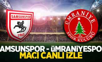 Samsunspor - Ümraniye maçını canlı izle 