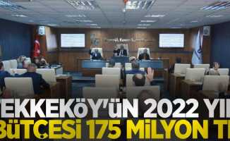 Tekkeköy'ün 2022 yılı bütçesi 175 milyon TL