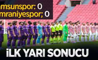Y.Samsunspor 0-Ümraniyespor 0 (İlk Yarı Sonucu)