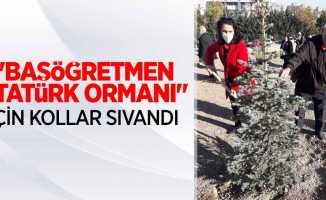 "Başöğretmen Atatürk Ormanı" için kollar sıvandı