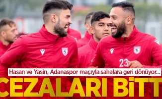 Hasan ve Yasin, Adanaspor maçıyla sahalara geri dönüyor... CEZALARI BİTTİ 