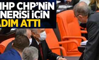 MHP CHP'nin önerisi için adım attı
