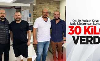Op. Dr. Volkan Kınaş ile fazla kilolarından kurtuldu! 30 kilo verdi