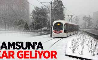 Samsun'a kar geliyor!
