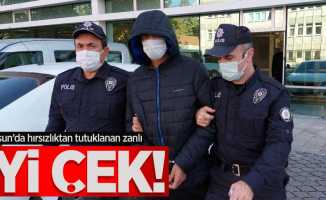 Samsun'da hırsızlıktan tutuklanan zanlı: İyi çek