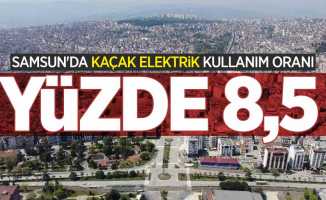 Samsun'da kaçak elektrik kullanım oranı: Yüzde 8,5 