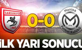 Samsunspor 0-0 Manisa FK (İlk yarı)