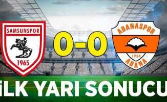 Samsunspor 0-0  Adanaspor (ilk yarı)