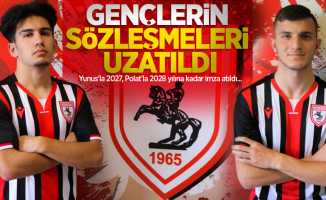 Samsunspor'da gençlerin sözleşmeleri uzatıldı 