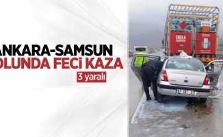 Ankara-Samsun yolunda feci kaza