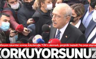 Enflasyon rakamları sonrası Kılıçdaroğlu TÜİK'e alınmadı, gerginlik başladı! Peş peşe atışmalar