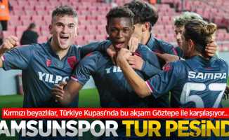 Kırmızı beyazlılar, Türkiye Kupası'nda bu akşam Göztepe ile karşılaşıyor...  Samsunspor  tur peşinde 