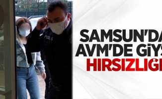 Samsun'da AVM'de giysi hırsızlığı