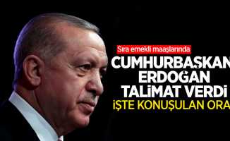 Sıra emekli maaşınlarında! Cumhurbaşkanı Erdoğan talimat verdi, işte konuşulan oran
