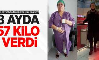 Op. Dr. Volkan Kınaş ile büyük değişim! 8 ayda 57 kilo verdi