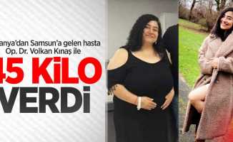 Op. Dr. Volkan Kınaş ile fazla kilolarından kurtuldu! 45 kilo verdi