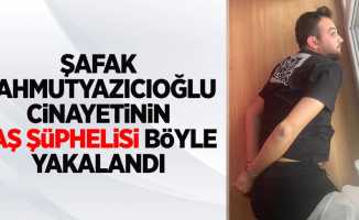 Şafak Mahmutyazıcıoğlu cinayetinin baş şüphelisi böyle yakalandı
