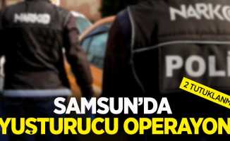 Samsun'da uyuşturucu ticareti:2 kişi tutuklandı