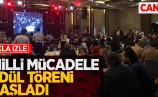 Samsun Gazeteciler Cemiyeti'nin düzenlediği Milli Mücadele Ödül Töreni başladı