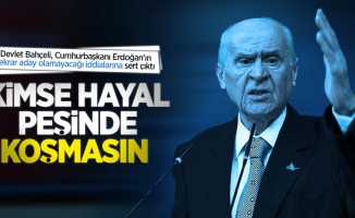 Cumhurbaşkanı Erdoğan yeniden aday olacak mı iddialarına Bahçeli'den sert çıkış