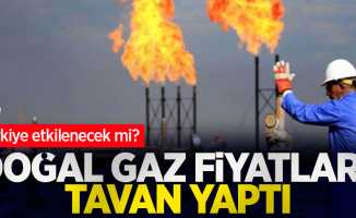 Doğal gaz fiyatları tavan yaptı! Türkiye'yi etkileyecek mi?
